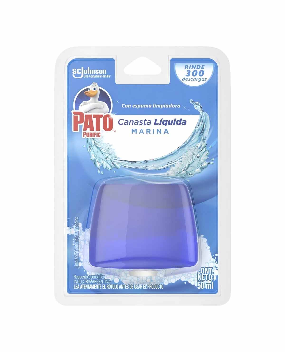 Canasta Liquida para Inodoro Pato Purific Marina 50 Ml